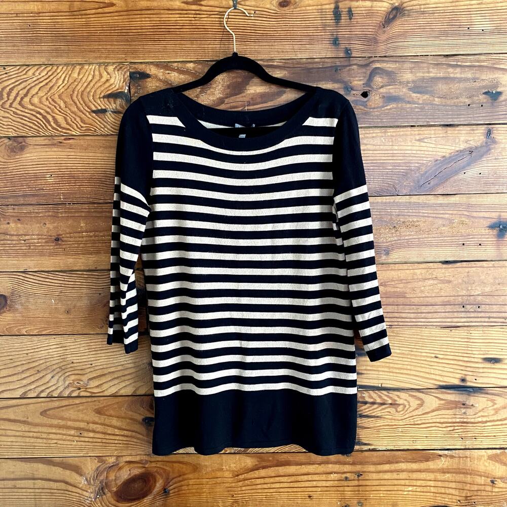 Neiman Marcus stripe sweater top